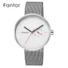 Fantor Casual Minimalistisch Herenhorloge Topmerk Luxe Japan Quartz Horloges Hoge kwaliteit Slank Dun lederen horloge voor heren 230928