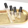 2/3/5/10ml Mini bottiglia di profumo trasparente in vetro Bottiglia vuota per cosmetici Provetta per campioni Trasparente Fragranza cosmetica liquida in vetro sottile 2759