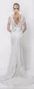 Boho Sheath Wedding Mermaid Lihi Hod Lace Gowns Sequined V Neck Bohemian Beach Bridal Dresses Low Back Vestidos De Novia