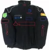 F1 Yarış Ceketi Erkek ve Kadın Takımı İşlemeli Logo Pamuk Ceket