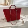 Big 2023 Autumn and Winter Chain New Chain Women's Women's Fashion High Cate Canvas Model 2765