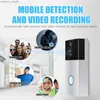 Dörrklockor trådlöst wifi smart video dörrklock kamera video intercom med bell natt vision ip dörrklocka trådlös hemsäkerhetskamera YQ2301003