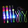big size Whistling LED Arrow Helicopter Arrow Flying Helicopter Umbrella Kids Toys Space UFO LED Light Toys Christmas Halloween Flash Toys