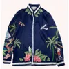 23 Chemise hawaïenne Casablanca Fanglue tourisme tennis club Surf chemise décontractée Fleur Soie Chemises à manches longues pour hommes et femmes casablanc