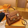 Bags Premium Small and Luxury 2023 New Fashion Shoulder Lock Buckle Handbag Crossbody Bag model 9236