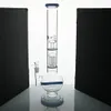 Partihandel Färgglad H45cm hög däckmodell rökglas Bong/18 tum glas vatten bong rör