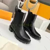 Women Fall Winter Platform Ankle Boots Designer Boots Womens Territory Flat bottomed boots Luxury Women Half Boots