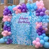 Bakgrundsmaterial födelsedagsfest paljett bakdropp skimmer fyrkantig paljett bakgrund populära bröllopsdekor födelsedagsfest dekor barn baby shower yq231003