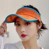 Visors Summer Sports Sun Hats Women Hat Men's Cap Adjustable Visor Uv Protection Empty Top Tennis Running Sunscreen