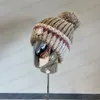 Mengjia novo chapéu de malha de alta qualidade com bola e gorro outono inverno quente moda tendência marca W4LR