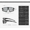 Photochrome Sport Sonnenbrille Mtb Männer Frauen Polarisierte Gläser Uv400 Brillen Runing Angeln Radfahren Straße Fahrrad Brille 230920