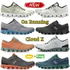 Designer 0n Casual Cloud X Top Chaussures Hommes Femmes Noir Blanc Cendre Alliage Gris Orange Aloe Storm Bleu Rouille Rouge Sport Baskets Designer Hommes Lace Up Mesh Caoutchouc Formateurs US 511