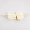 Hair Accessories 13colors 50pcs/lot Cute Bows Headband For Girls Soft Chiffon Bowknot Boutique Band Kids DIY FDA59