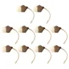 Vasos 10 Pcs Felt Acorn Bunches Natal Pine Cone Decorações Fall Ball Cena Adorável Pingentes Xmas Cones Garland