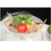 Dinnerware Sets Glass Caviar Chiller Server Set Serving Dish With Holder Fruit Salad Bowl Base For Dip Dressing Salsa