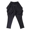 Pantalon pour hommes Drop Entrejambe Élastique Hip Hop Harem Hommes Femmes Harajuku Casual Pantalon Lâche Vintage Gothique Joggers