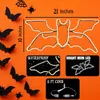Letrero de neón de Halloween - FLAPPY The Flying Neon Bat Sign, Decoraciones de Halloween en interiores, Decoraciones de Halloween para el hogar, Animatronics de Halloween,