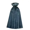 Vestidos casuais estilo coreano off-ombro denim vestido mulheres a linha flared vintage longo