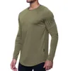 Lu Men Yoga Outfit Sports Long Sleeve T-shirt Mens Sport Style Tight Training Fitness Clothes Elastic Quick Dry Wear yoga clothes 257