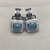 95％オフスモールイヤリングデザイナーCystal Dangler Luxury Fashion Blue Trendy and Women Earrings Zircon Elegant High Inlaid Jewelry Banquet Wedding Birthday Gift gkxk