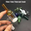 Wholesale 4mm Thick Bottom Quartz Banger Nail with Glass Carb Cap Female Male 10mm 14mm 18mm for Water Oil Rig Bong