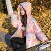 Women's Trench Coats Nice Winter Jacket Women Parkas Hooded Glossy Down Cotton Warm Casual Parka Padded Coat Female P1062