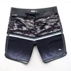 Męskie szorty Wysokiej jakości mężczyźni wodoodporne Bermuda Boardshorts 4 Way Stretch Beach Board Krótki Quik-Dry Fitnss Surf Pants Swim Trunk