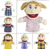 Skolhistoria Familj handdockor Familjrollspel Interaktiva leksaker Öppna munkaraktärer Plush Toys