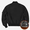 Giacche da uomo Addensare Giacca da pilota Tasche multiple Cargo Baseball Jersey Cappotto Autunno e inverno Bomber in cotone da uomo