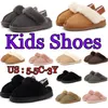 bambini bambino Australia Funkette Slipper pantofole infradito Fluff Yeah Slide ragazzi ragazze Pelle di pecora Pelle scamosciata bambini Piattaforma Shearling Scivolo foderato in pelliccia