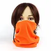 Scarves Faux Fleece Bandana Winter Drawstring Windproof Face Cover Cycling Unisex Neck Warmer Outdoor Solid Tube Scarf Headwear