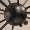 Lustres vintage ajustável rotatable aranha candelabro de ferro para sala de estar satélite criativo loja de roupas industriais decoração de iluminação