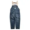 Mor kot kot pantolonlar erkek kot tasarımcı sıkıntılı yıkanmış mavi kargo pantolon çoklu cepler gündelik gevşek pantolonlar ameki işçi tulum 974