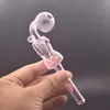 Beautiful girl smoking pipe dab tool 14cm Glass Pipes bong oil water pipes glass balancer smoking tobacco pipes Dab Straw Oil rig cheapest price