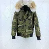 Męska designerka puffer kurtka damna kurtka z kapturem ciepłe parko kanadyjskie gosies kurtki literowe druk odzieży sporty na zewnątrz gęsty płaszcz kanadyjski parkas