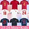 2023 2024 Séville Sevillas Soccer Jerseys Final L.ocampos Suso Jong Maillot Gudelj K.Rekik Tecatito Munir Rafa Men Kid Kit 23 23 24 Football Shirt Boy sets