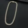 Choker Luxury Statement Cuban Link Chain Necklace Bridal 5A Zirconia Sets For Women Wedding Jewelry HXS001