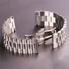 Cinturini per orologi Cinturini per orologi in acciaio inossidabile Bracciale Donna Uomo Cinturino per orologio in metallo massiccio argento 16mm 18mm 20mm 21mm 22mm Accessori 22112732