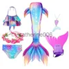 Special Occasions Girls Mermaid Tails Costume Halloween Party Cosplay Costumes Little Mermaid Kids Children Christmas Swimsuit Bikini Bathing Suit x1004