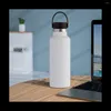 Garrafas de água de aço inoxidável vácuo bebida fria 600ml portátil isolado chaleira terno para presente casa esporte ao ar livre