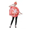 Special Occasions Halloween Adult Funny Cosplay Fruit Vegetable Costume Banana Carnival Dress Up Outfit Couple Party Purim Fancy Dress Stage Show x1004