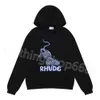 Designer Merk Heren Rhud Hoodie Brief Print Lange Mouw Rhud Trui Warme Trui Hip Hop Losse Rhudes Sweatshirts 2049