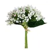 Fleurs décoratives 32 cm Simulation souffle de bébé gypsophile artificielle fleur en plastique bouquet de mariée fête de mariage événement décor à la maison plantes