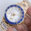 Mens Watches Countdown Function Yacht Masters 2 Nautical Watch 904L Rostfritt stål Band Lysande klocka Sport Automatisk mekanisk 50 atm vattentät dhgate