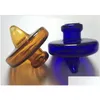Tubi per fumatori Colorf Ufo Glass Carb Cap con Bubble Ballhat Style Dome per Xl Xxl Quartz Banger Nail Water Dab Oil Drop Delivery Hom Dhpwg