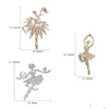 Broches Broches Mode Ballet Danseur Broche Danse Fille Collections Bijoux Cadeaux Femelle Livraison Directe Dhrvw