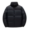 Down Jacket Cotton Men's Mid längd Nytt trendigt varumärke Autumn och Winter Korean version stilig