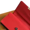 2020 New Red S Lady Long Wallet Multicolor Designer Coin Purse Titular Women Classic Zipper Pocket No Box1395001