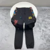 22SS Autumn Winter Europe Splash Ink Francuse Pants Ołówki Spodnie Przypadkowe dresowe dresy mężczyźni kobiety Jogger Slim Fit252d