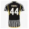 Maglia da calcio per tifosi 2023 2024 Casa lontano MILIK DI MARIA VLAHOVIC KEAN POGBA CHIESA Mckennie LOCATELLI Maglia da calcio 22 23 24